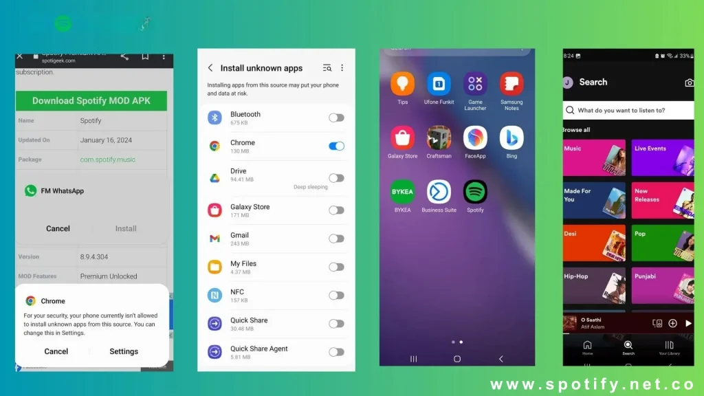 Spotify Premium apk, Spotify Mod Apk